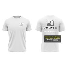 T-Shirt Homme de qualité supérieure - Marquez votre T-Shirt Homme avec votre Logo d'Entreprise (matériau de personnalisation haut de gamme, imprimé en France)